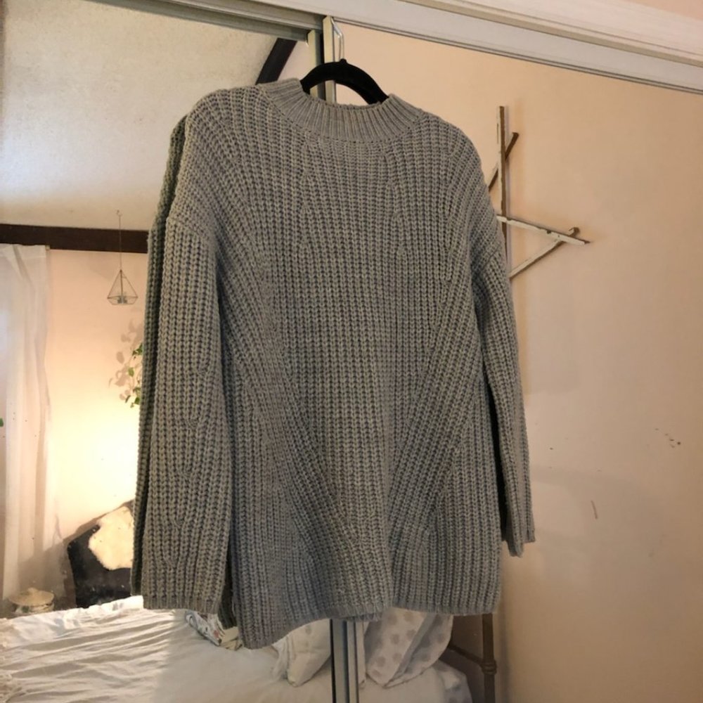 Grey Oversized Sweater